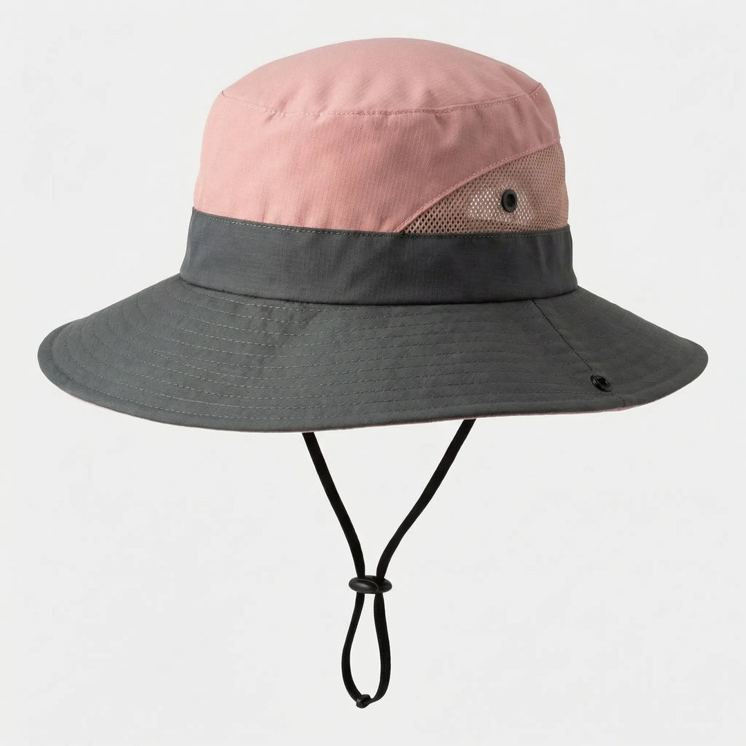 Wide Brim Bucket Hat - Solbrim