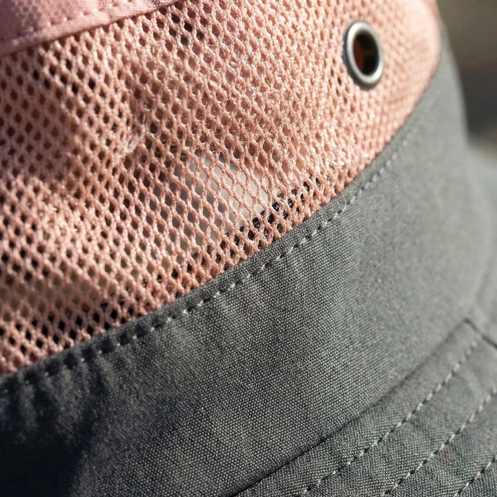 Wide Brim Bucket Hat - Solbrim