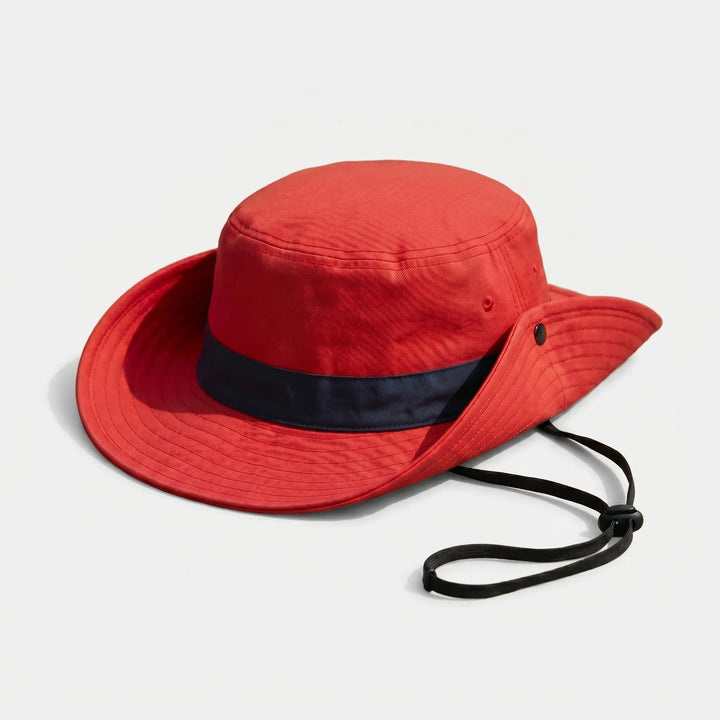 Wide Brim Bucket Hat - Solbrim