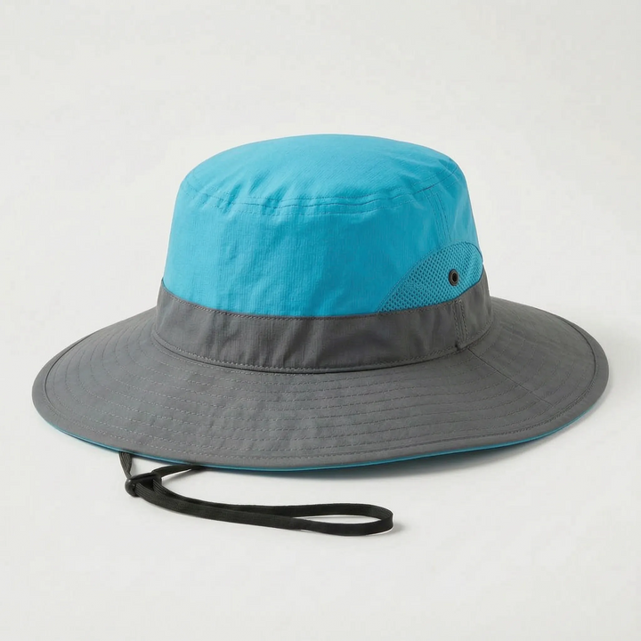 Wide Brim Bucket Hat - Solbrim