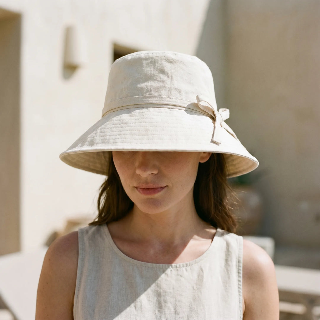 Wide Brim Bucket Hat - Vellora