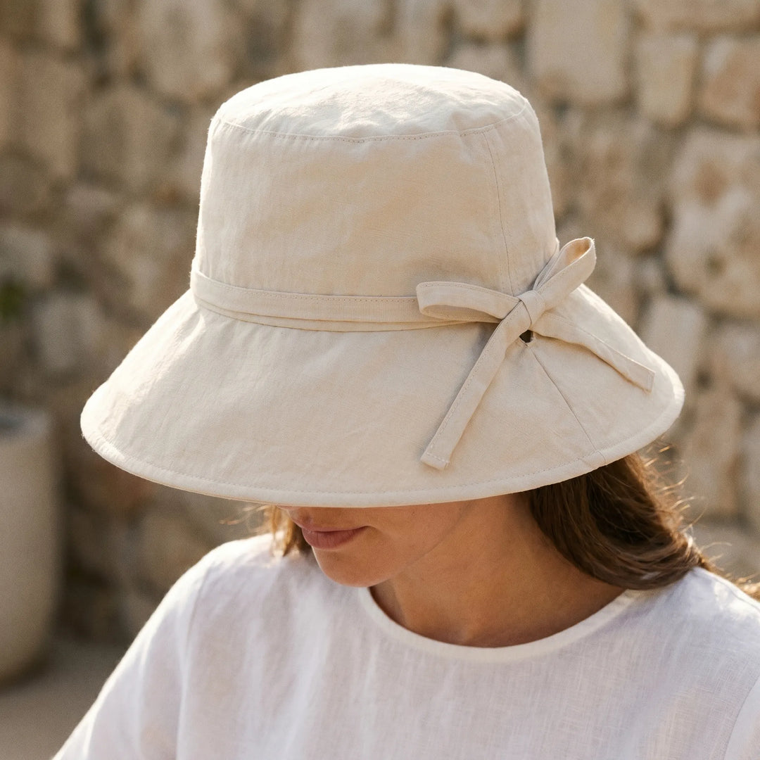Wide Brim Bucket Hat - Vellora