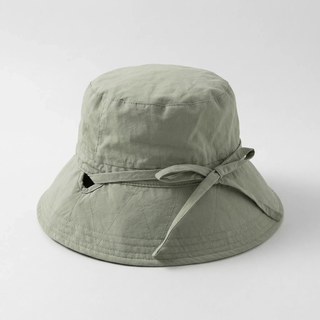 Wide Brim Bucket Hat - Vellora