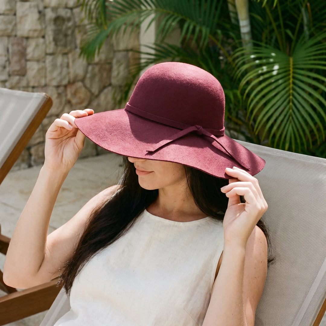 Wide Brim Floppy Hat - Cadori
