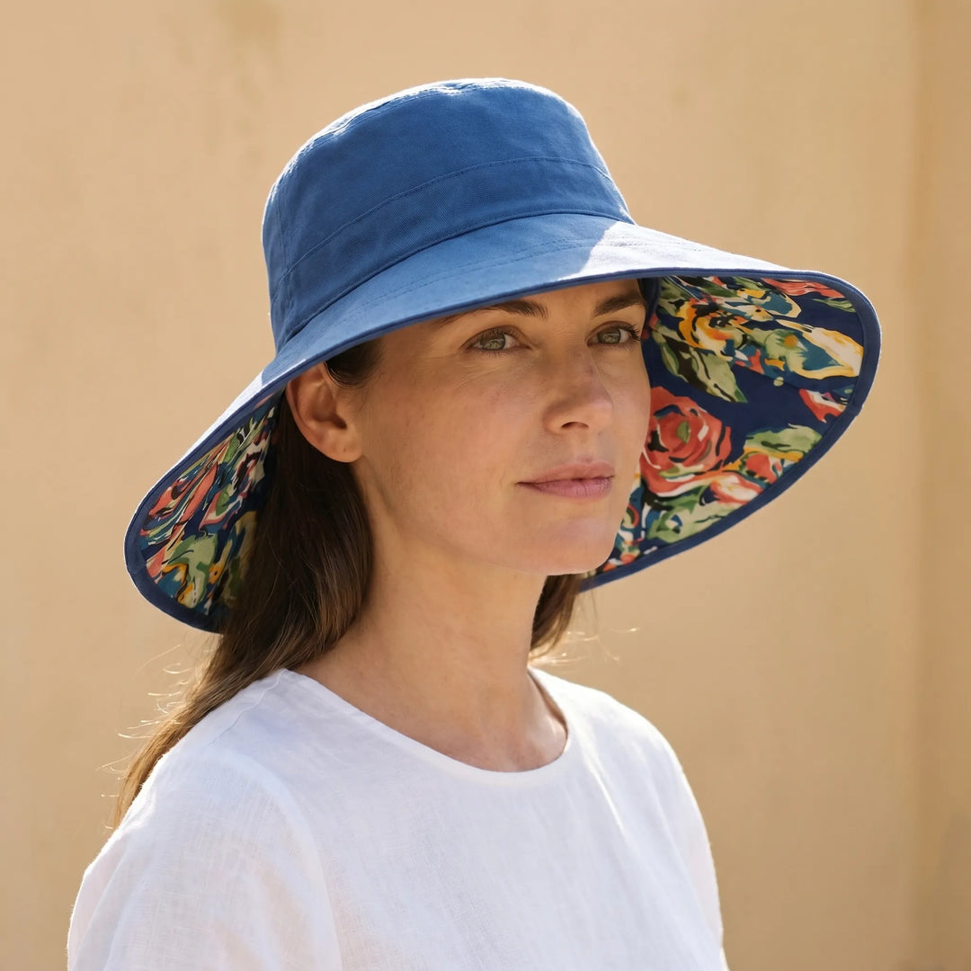 Wide Brim Floppy Hat - Floribrim