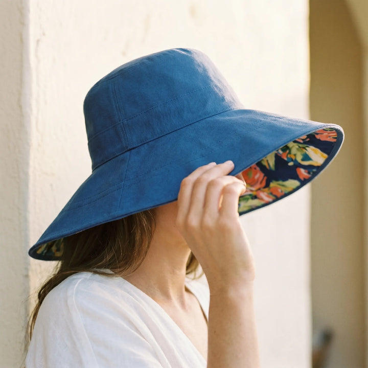 Wide Brim Floppy Hat - Floribrim