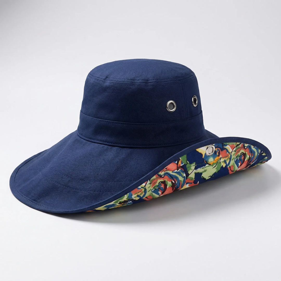 Wide Brim Floppy Hat - Floribrim