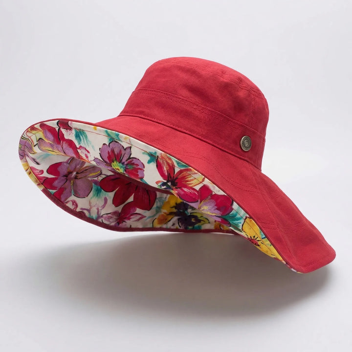 Wide Brim Floppy Hat - Floribrim