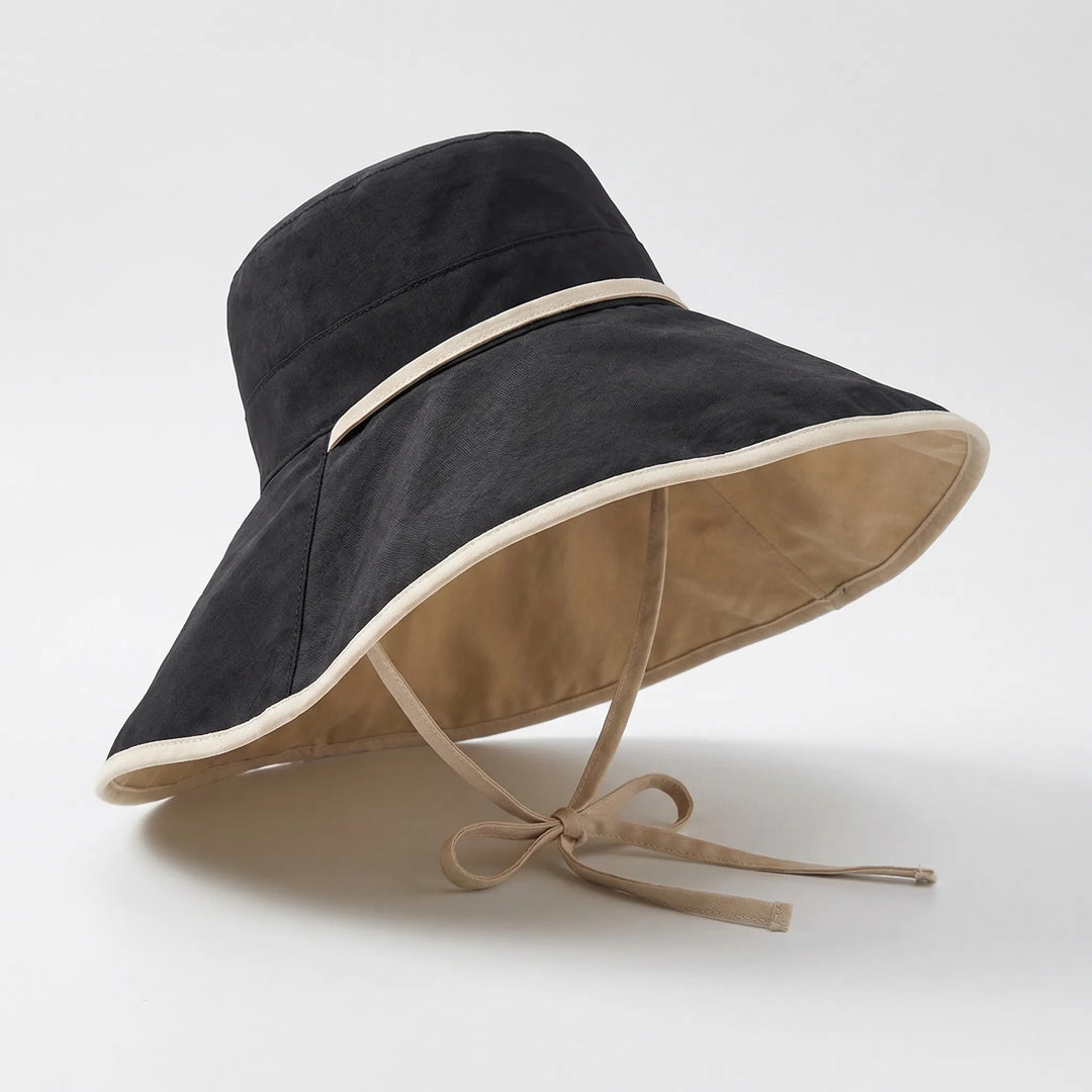 Wide Brim Foldable Sun Hat - Solmira