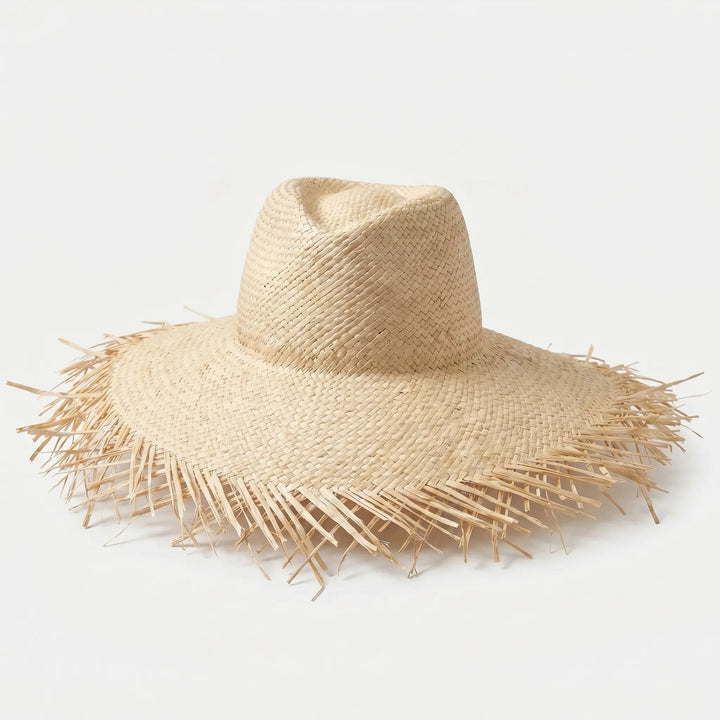Wide Brim Fringed Hat - Solhaven