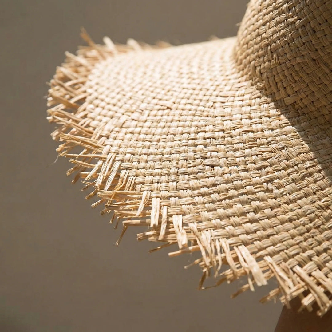 Wide Brim Fringed Hat - Solhaven