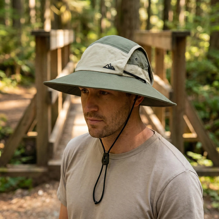 Wide Brim Sun Hat - Solbrim