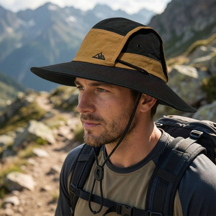 Wide Brim Sun Hat - Solbrim
