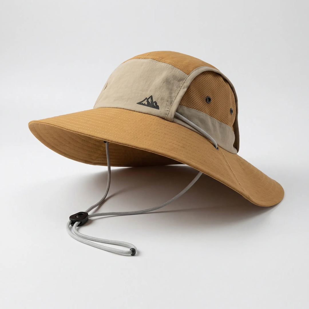 Wide Brim Sun Hat - Solbrim