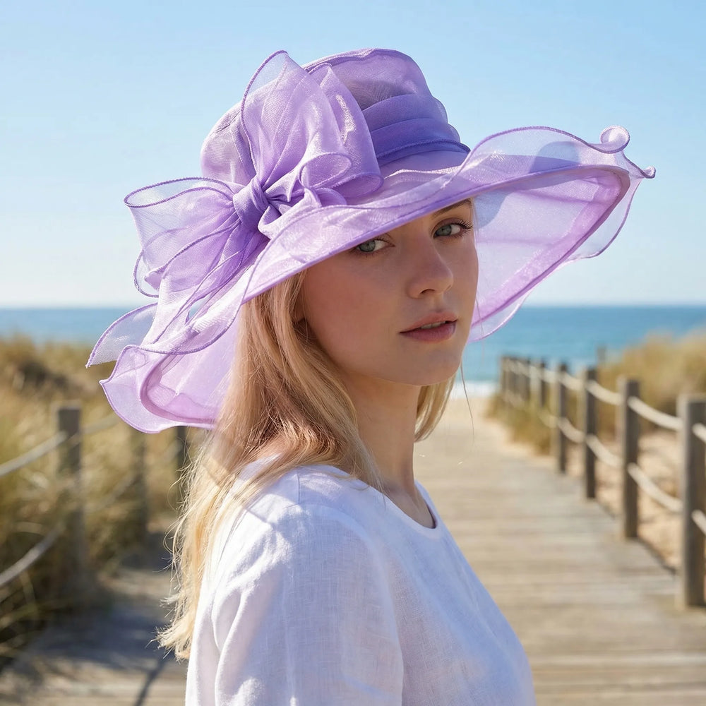 Wide Brim Sun Hat - SunBlossom
