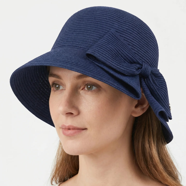 Wide Brim Woven Sun Hat - Brelleux