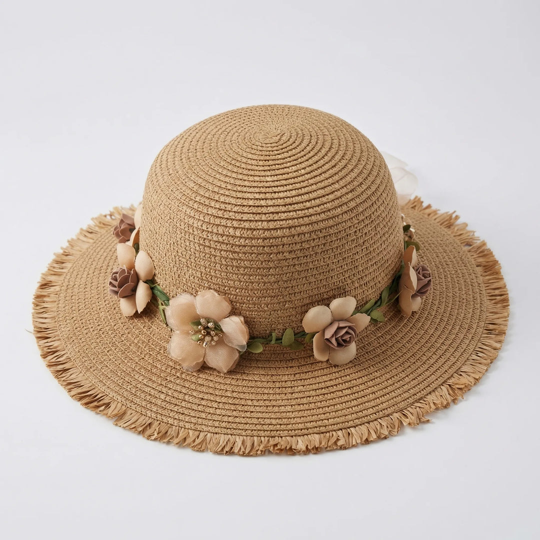 Wide Brim Woven Sun Hat - Florabrim
