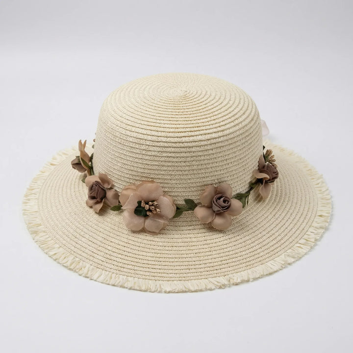 Wide Brim Woven Sun Hat - Florabrim