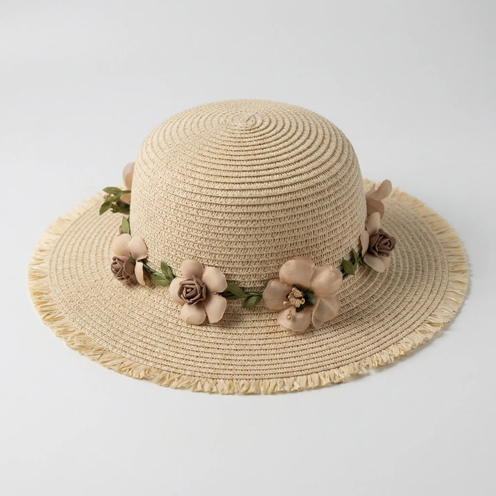 Wide Brim Woven Sun Hat - Florabrim