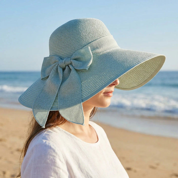 Wide Brim Woven Sun Hat - Solarix