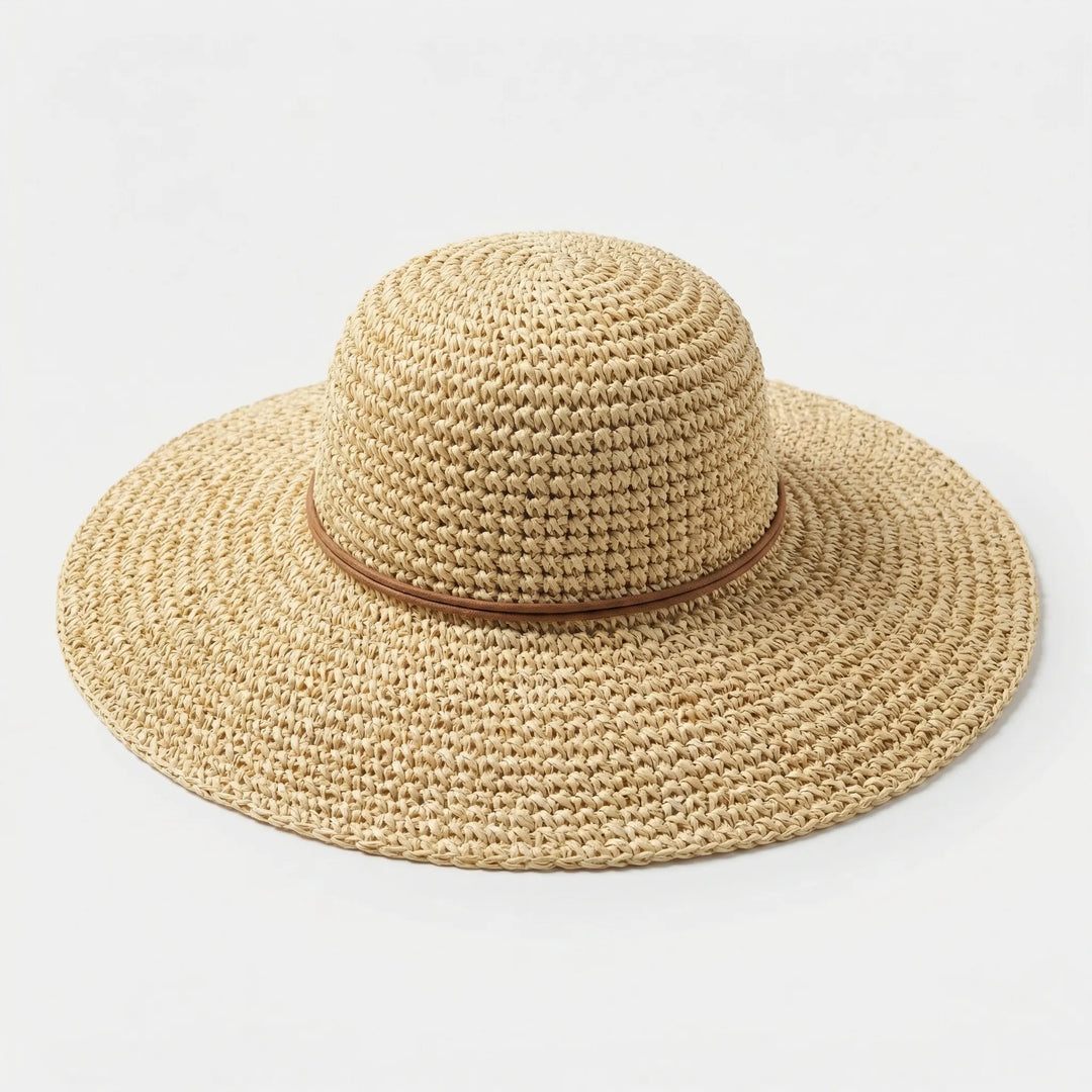 Wide Brim Woven Sun Hat - Solweave