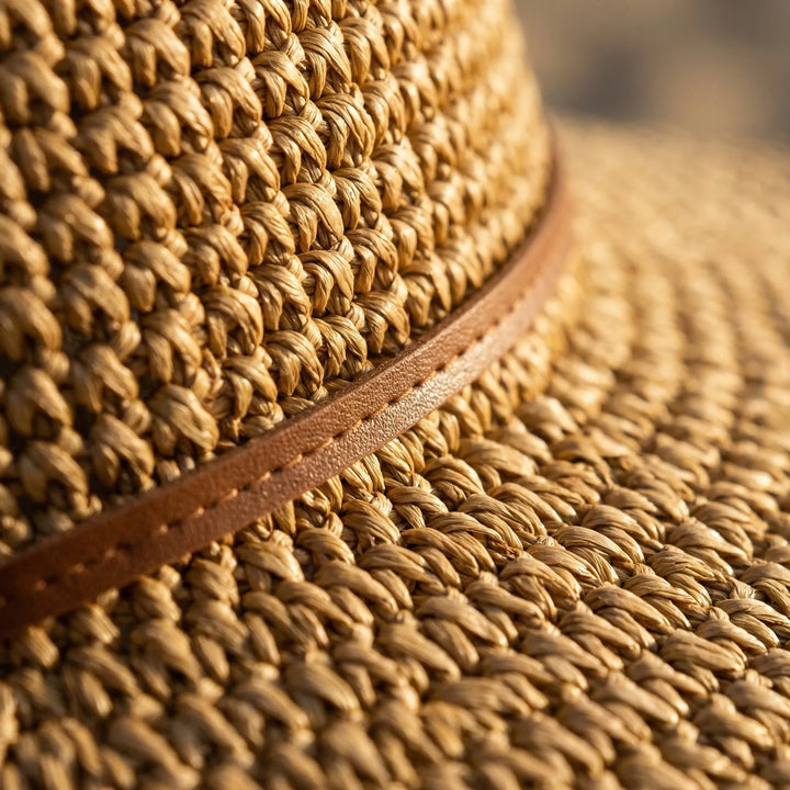 Wide Brim Woven Sun Hat - Solweave