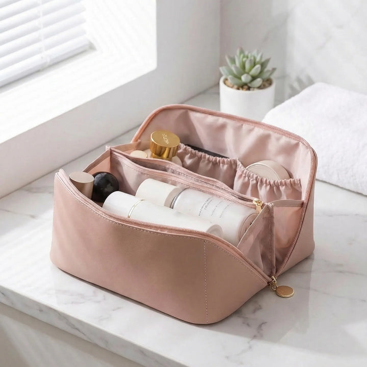 Wide Opening Cosmetics Bag - Packira
