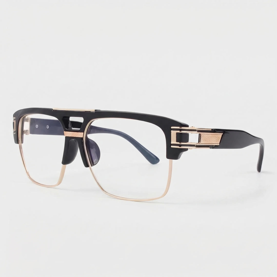 Wide Square Flat-Top Sunglasses - Vistora