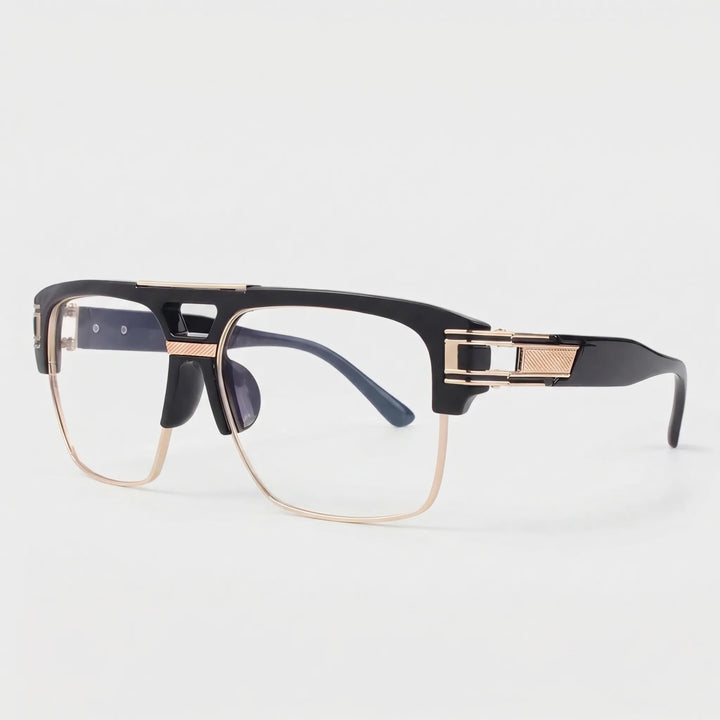 Wide Square Flat-Top Sunglasses - Vistora