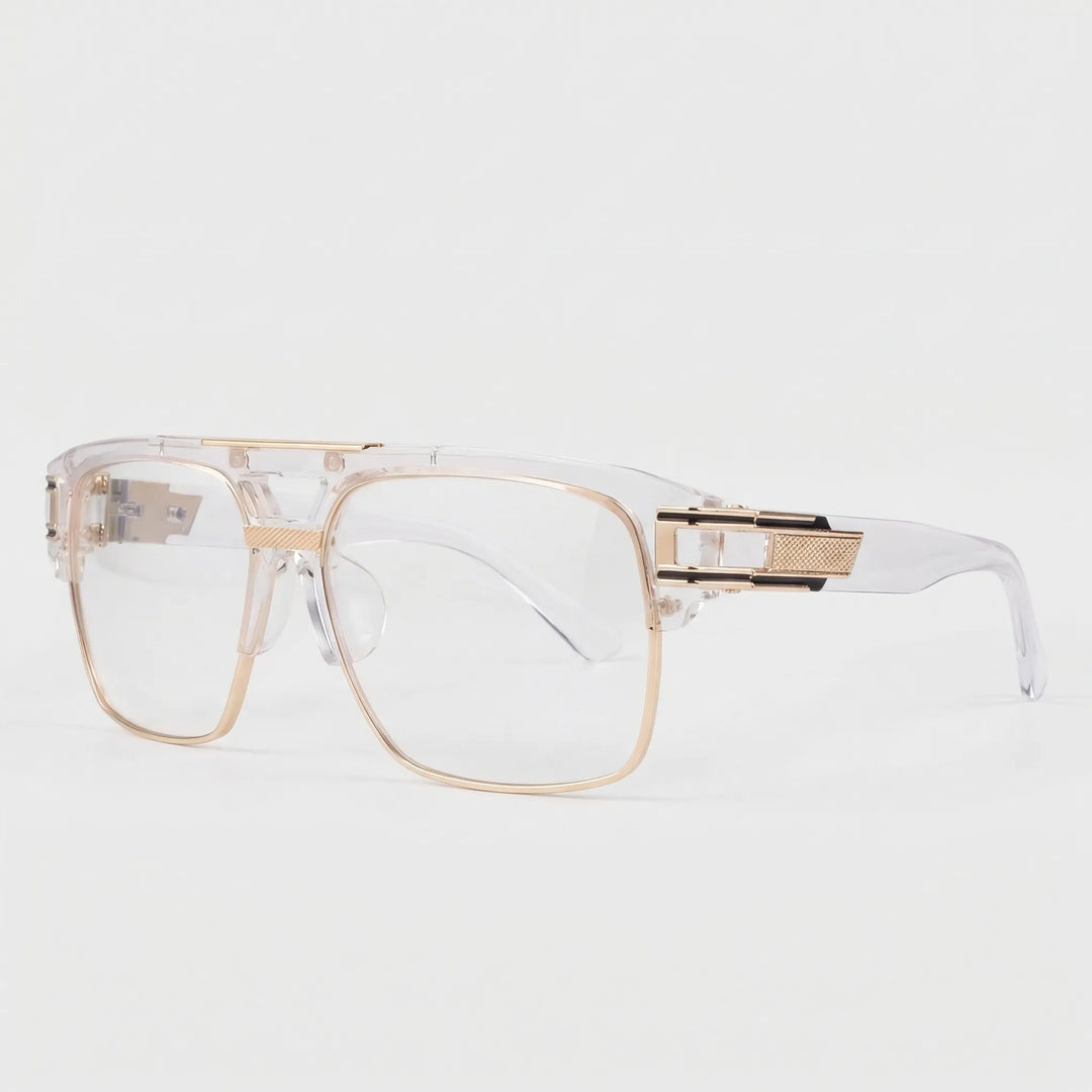 Wide Square Flat-Top Sunglasses - Vistora