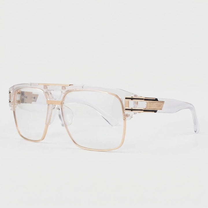Wide Square Flat-Top Sunglasses - Vistora