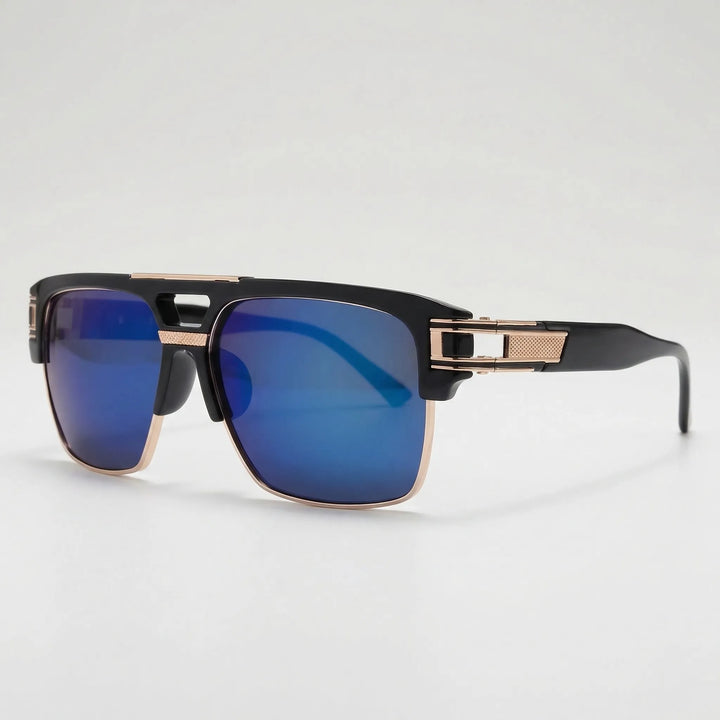 Wide Square Flat-Top Sunglasses - Vistora