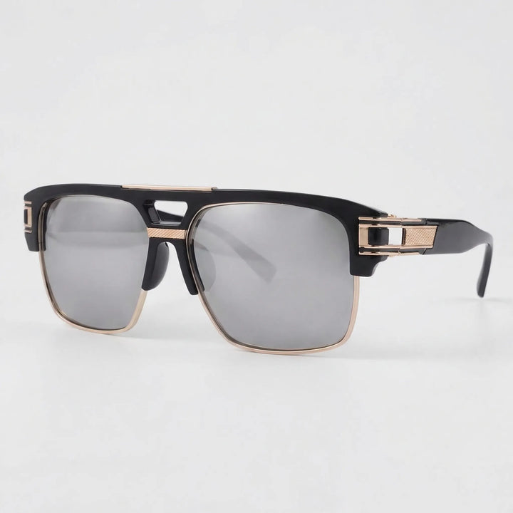 Wide Square Flat-Top Sunglasses - Vistora