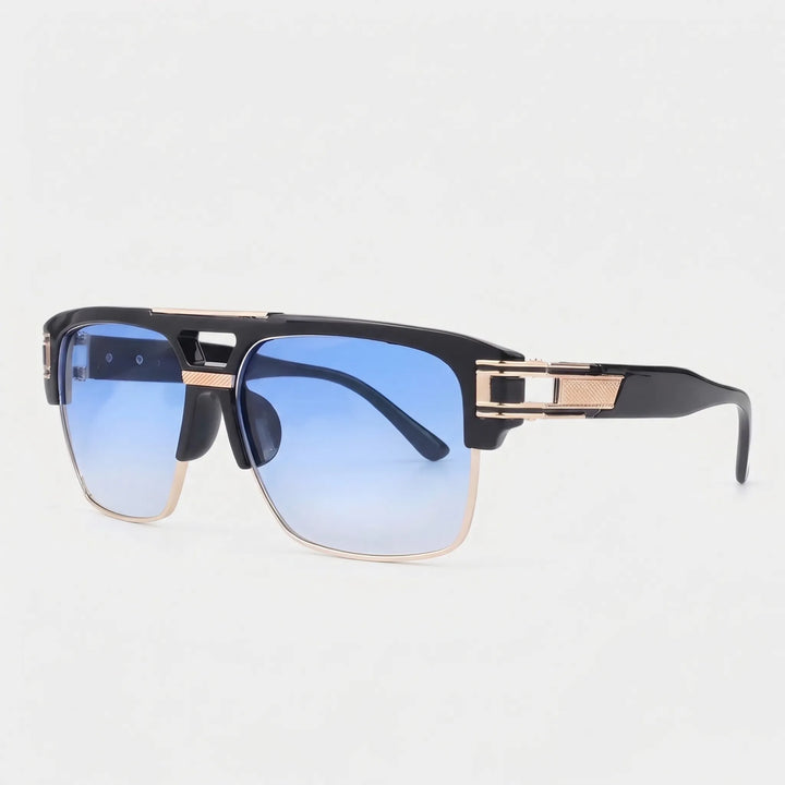 Wide Square Flat-Top Sunglasses - Vistora