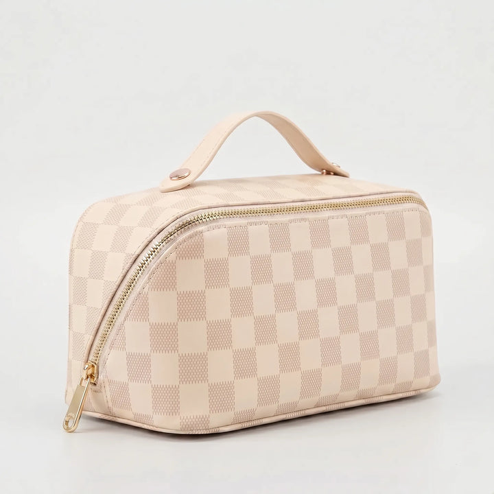 Multi-Compartment Zip-Top Cosmetic Bag - Glamport