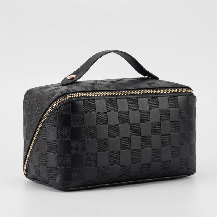 Multi-Compartment Zip-Top Cosmetic Bag - Glamport