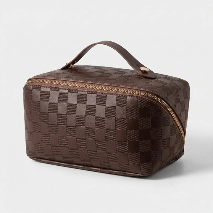 Multi-Compartment Zip-Top Cosmetic Bag - Glamport