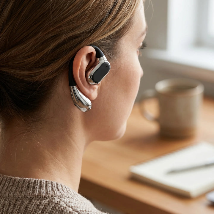 Real-Time Translation Earbuds With LCD Case - Translura
