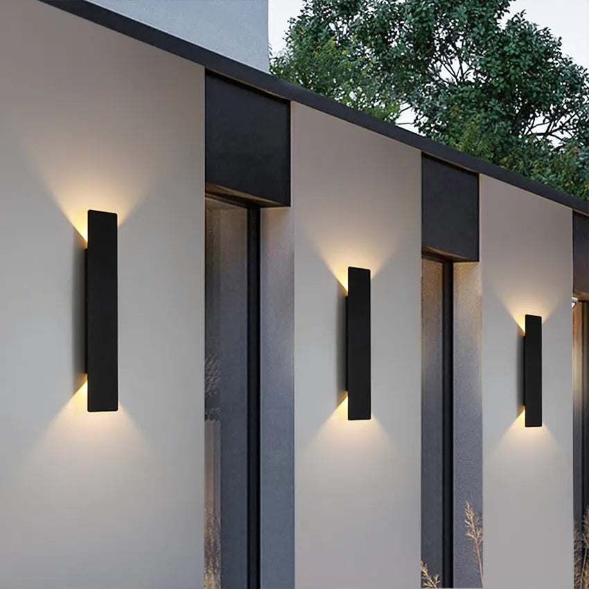 IP65 Waterproof Aluminum Outdoor Wall Light – Modern LED Wall Sconce 7