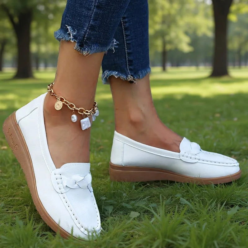 Orthopedic Wide-Fit Slip-On Loafers with Arch Support and Non-Slip Sole 5