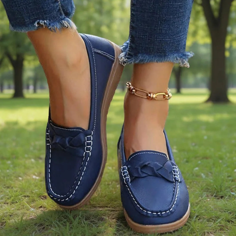 Orthopedic Wide-Fit Slip-On Loafers with Arch Support and Non-Slip Sole 6