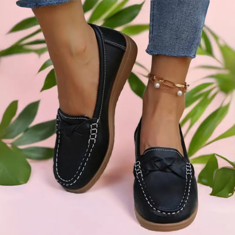 Orthopedic Wide-Fit Slip-On Loafers with Arch Support and Non-Slip Sole 2