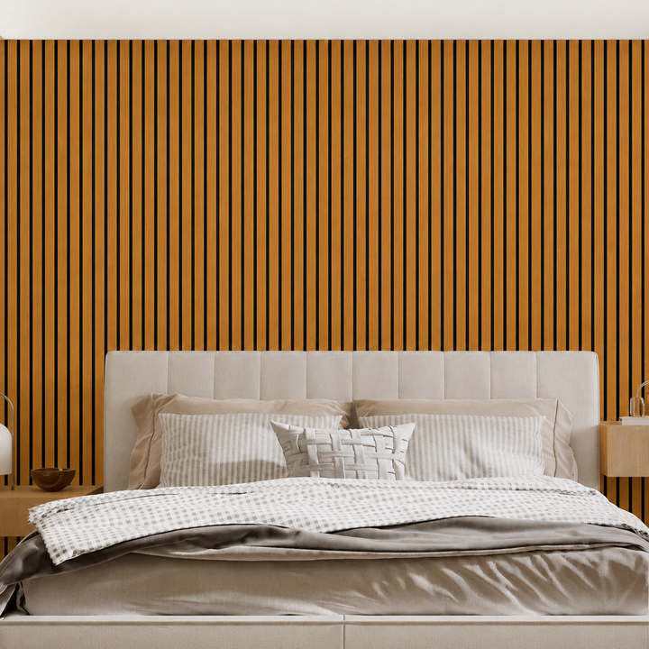 Self-Adhesive Peel and Stick 3D Slat Wall Panel Rolls 6
