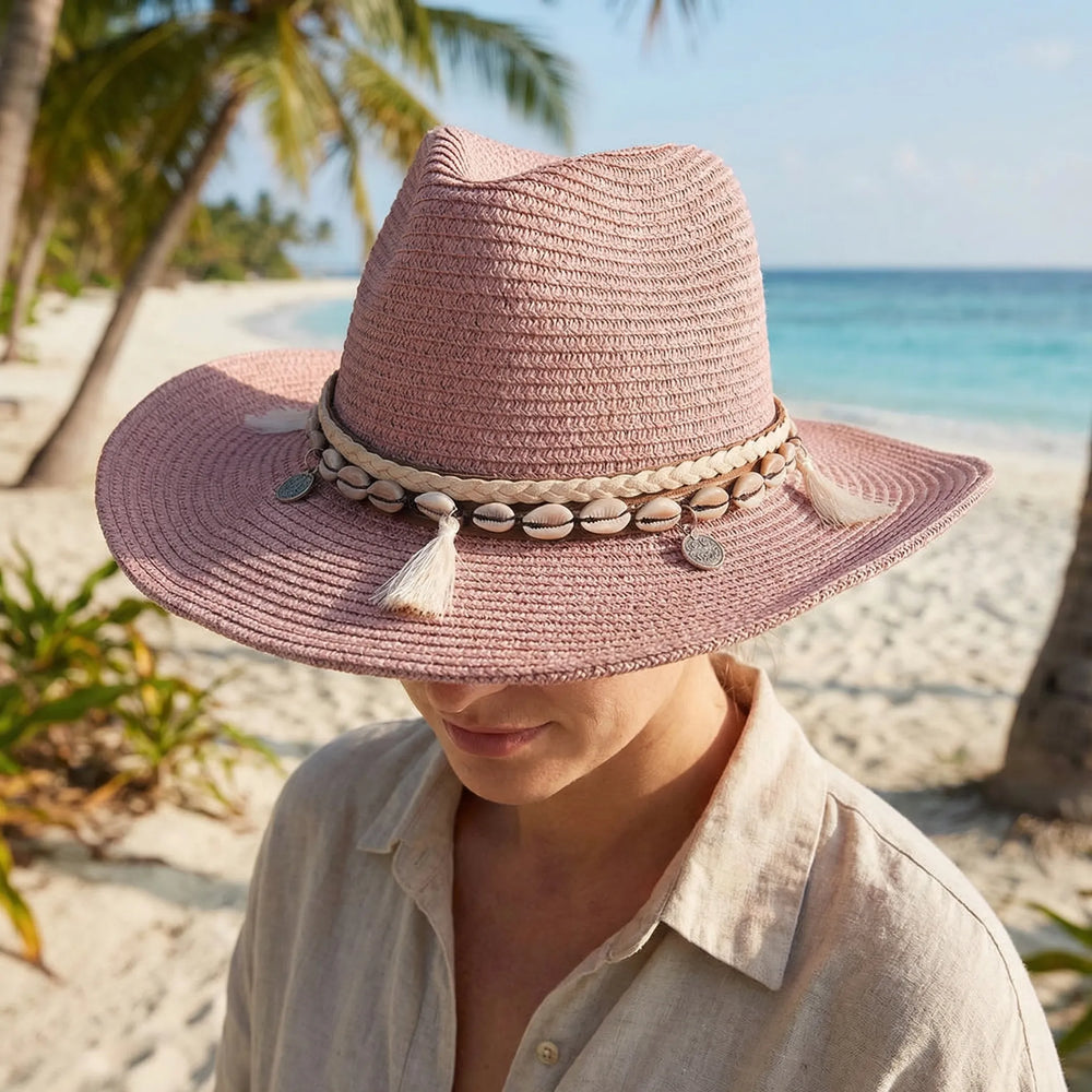 Woven Bohemian Sun Hat - Solweave