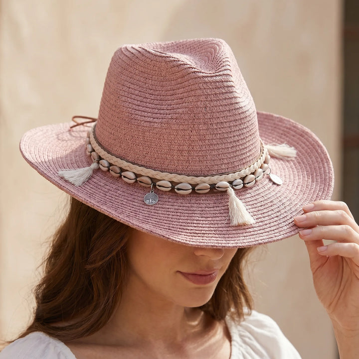 Woven Bohemian Sun Hat - Solweave