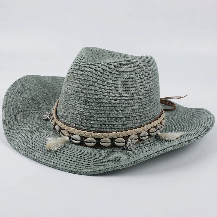Woven Bohemian Sun Hat - Solweave