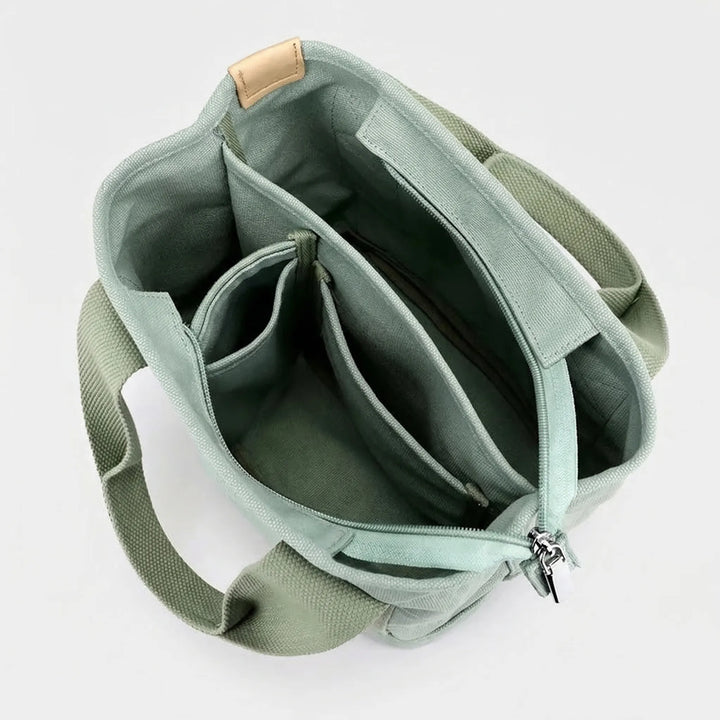 Woven Shoulder Tote Bag - Veltra