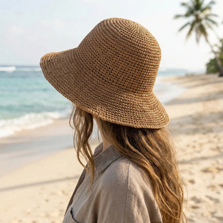 Woven Summer Bucket Hat - SolWeave