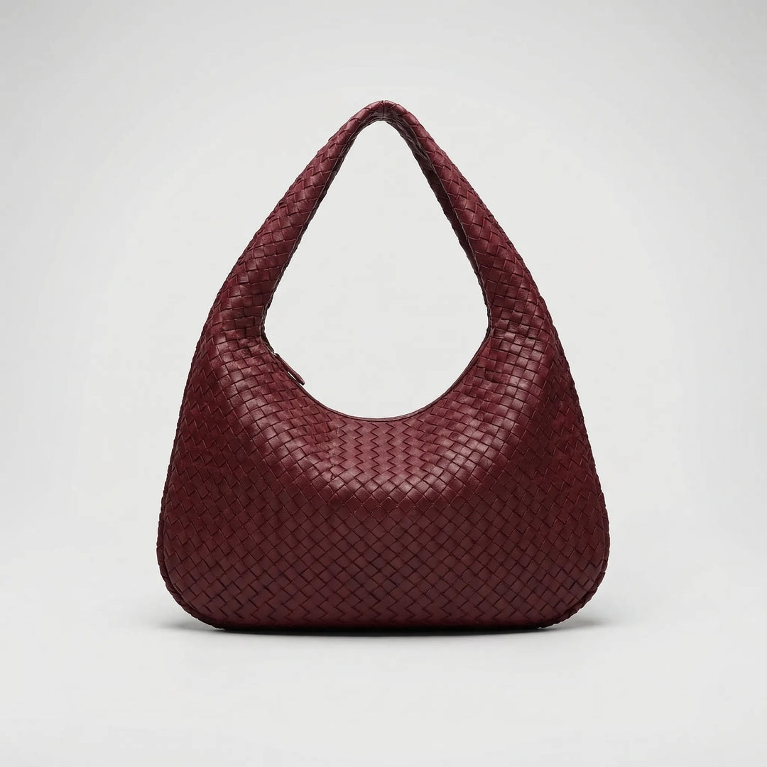 Woven Texture Shoulder Bag - Tressara