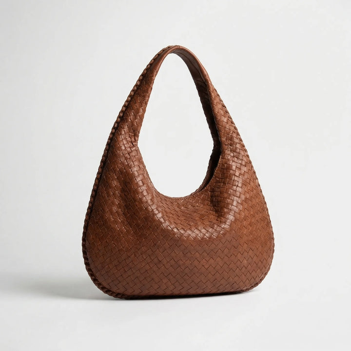Woven Texture Shoulder Bag - Tressara